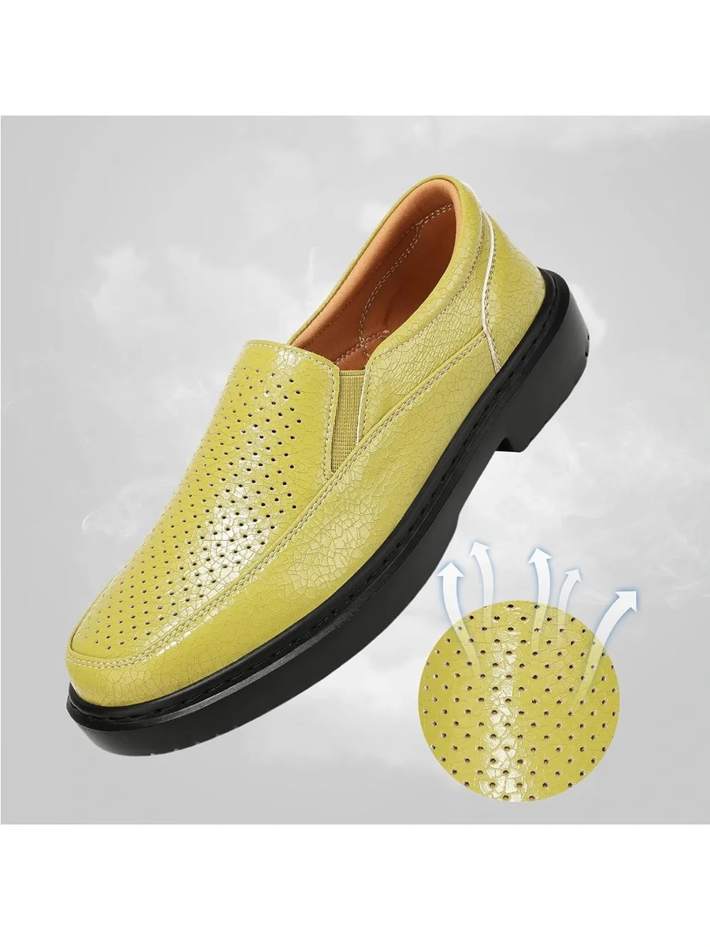 Beauseen pistachio Slip-On Casual Loafers